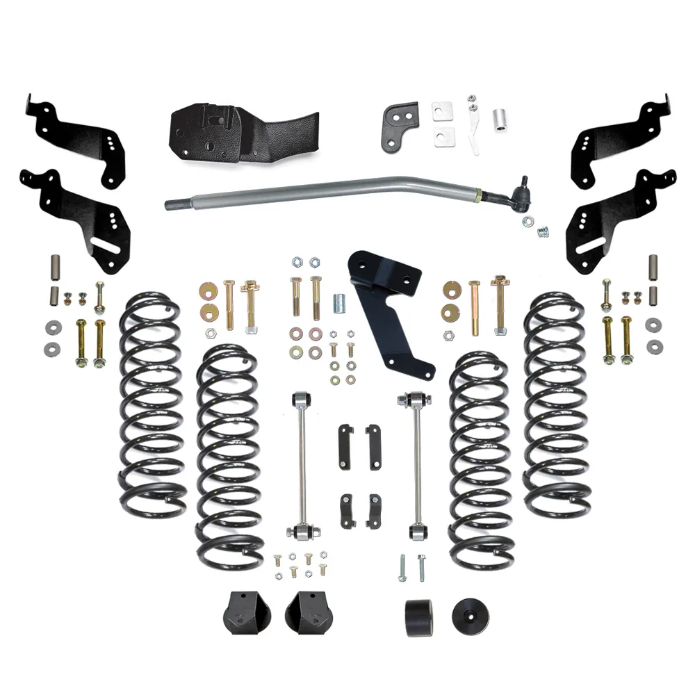 Rubicon Express Fahrwerk Sport Kit +3,5" = 90mm mit RXJ Stoßdämpfer - Wrangler JK 07 - 16