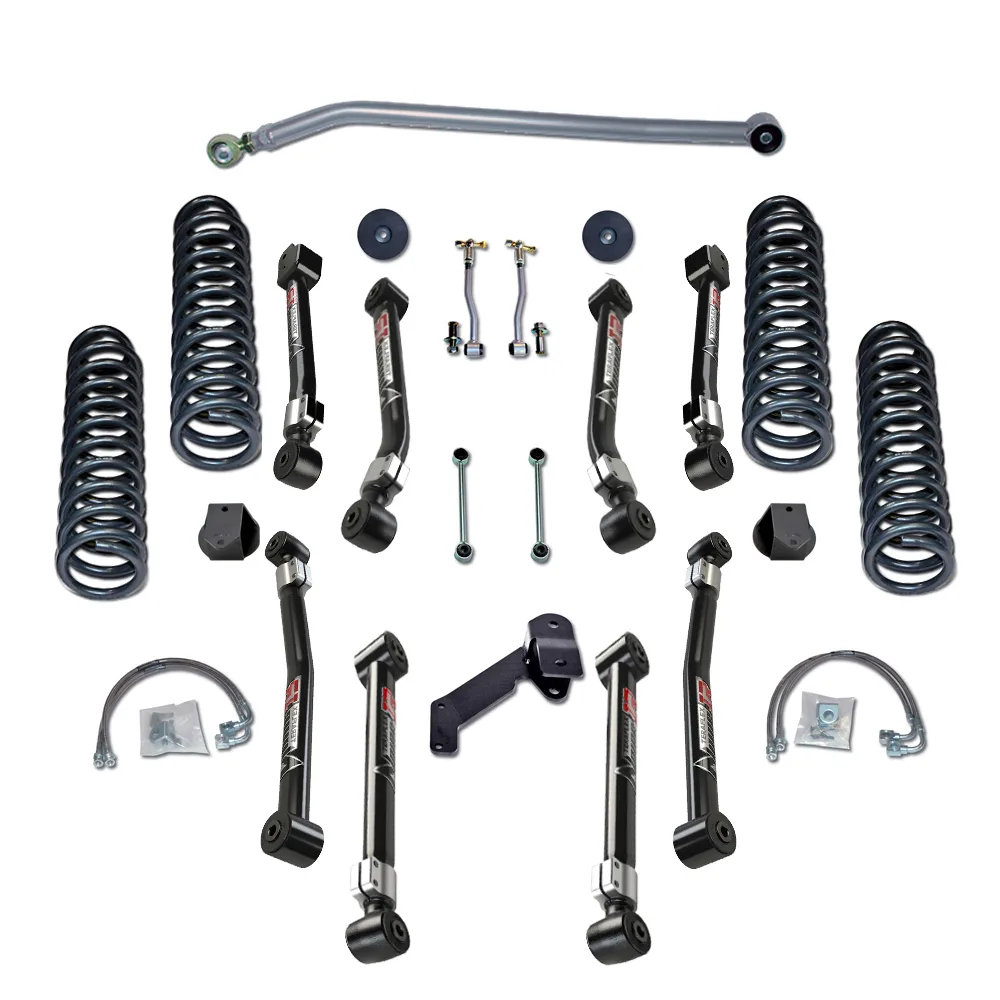 Fahrwerk Super Flex Short Arm Rubicon Express  +3,5" = 90mm  mit ProComp Stoßdämpfer - Wrangler JK Unlimited 07 - 18