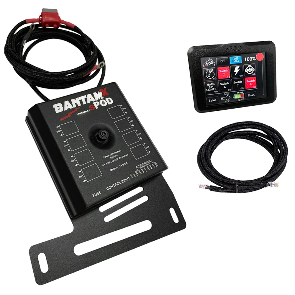 Schalterpanel Bantam X Touchscreen sPod passend für Jeep Wrangler JK (07-18)