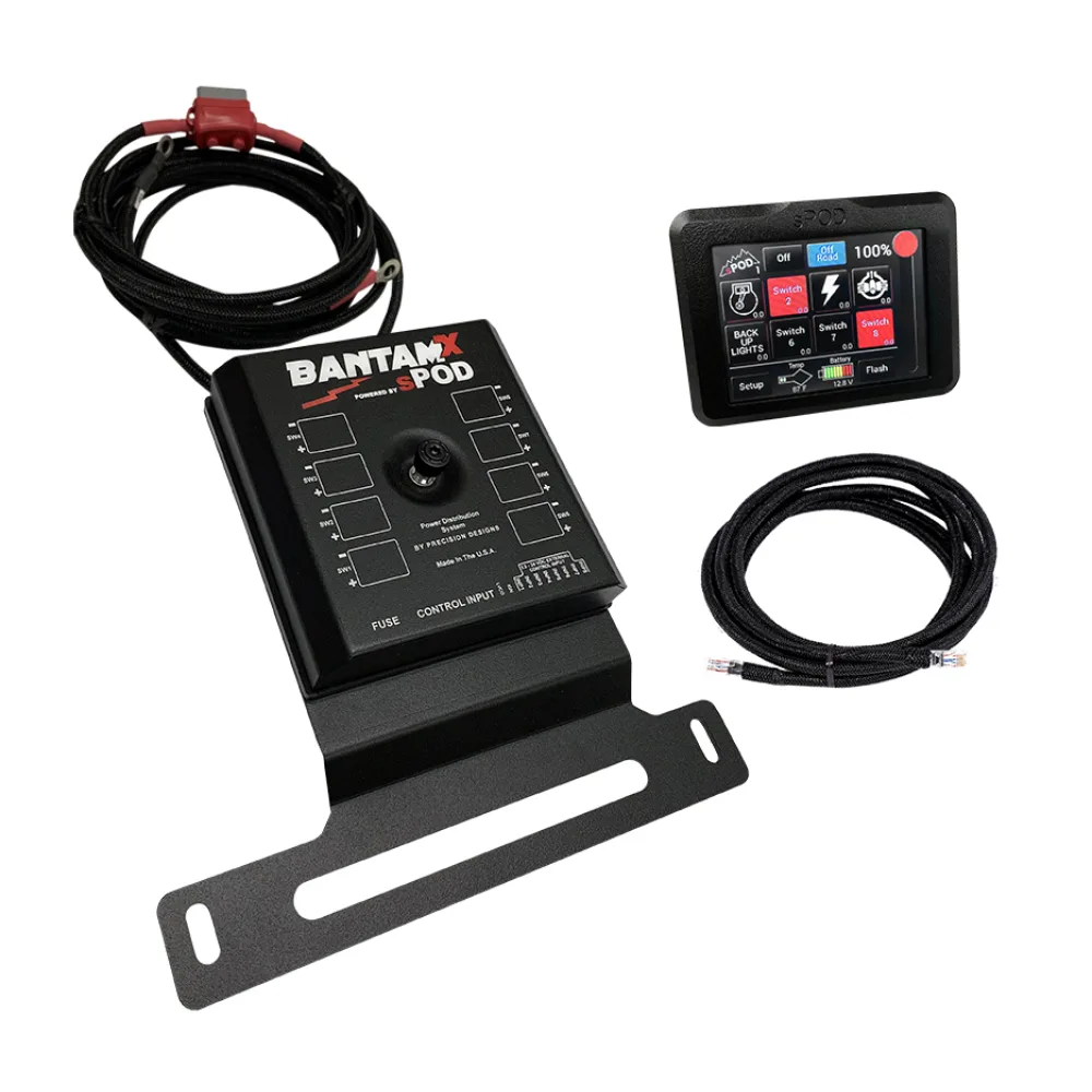 Schalterpanel Bantam X Touchscreen sPod Jeep Wrangler JL/JT