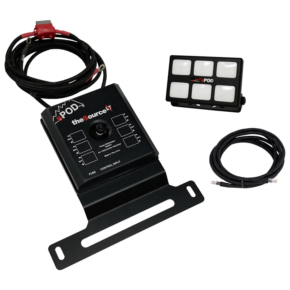 Schalterpanel SourceLT Mini6 Schalter sPod passend für Jeep Wrangler JL & Gladiator JT