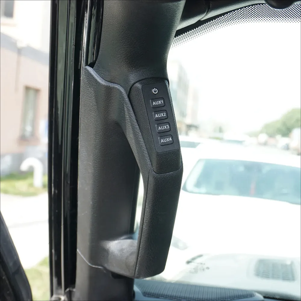 Schalterpanel Komplettset Haltegriff 4 Voswitch passend für Jeep Wrangler JL & Gladiator JT