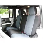 Sitzbezugset hinten schwarz/charcoal Neoprene - 4-Türer