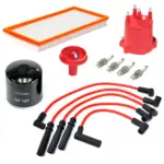 Service Paket mit Zündkabel aus eigenem Programm passend für Wrangler YJ (87-90)