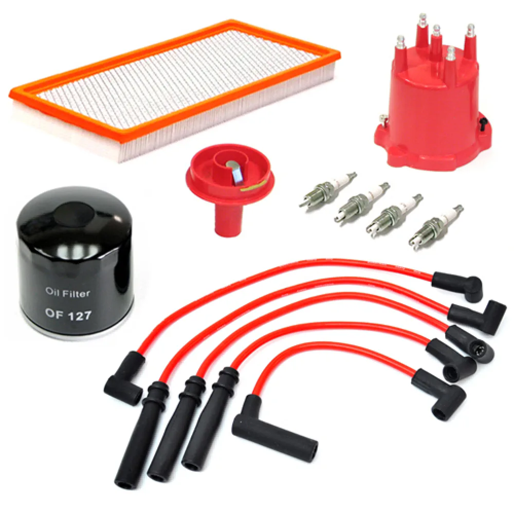 Service Paket mit Zündkabel aus eigenem Programm passend für Wrangler YJ (87-90)