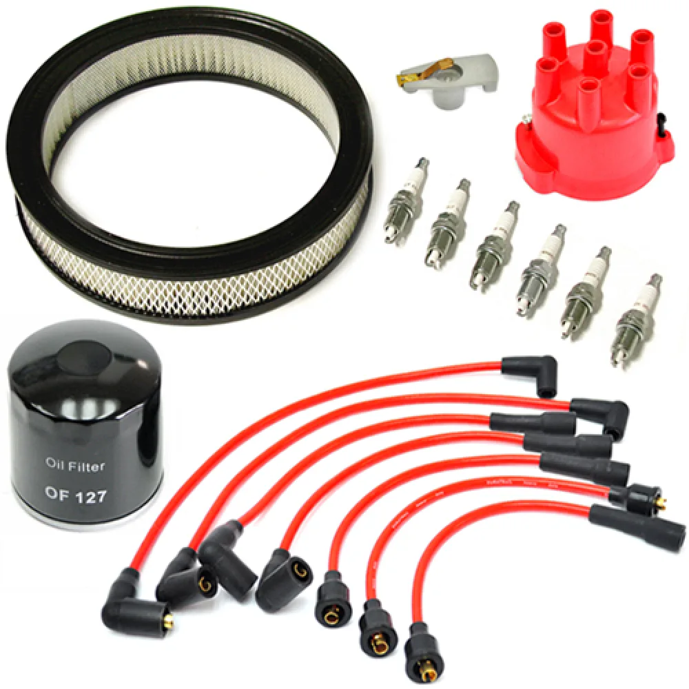 Service Paket mit Zündkabel Crown Automotive passend für Jeep Wrangler YJ (87-90)