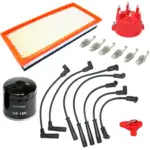 Service Paket mit Zündkabel aus eigenem Programm passend für Jeep Wrangler TJ (99-00)