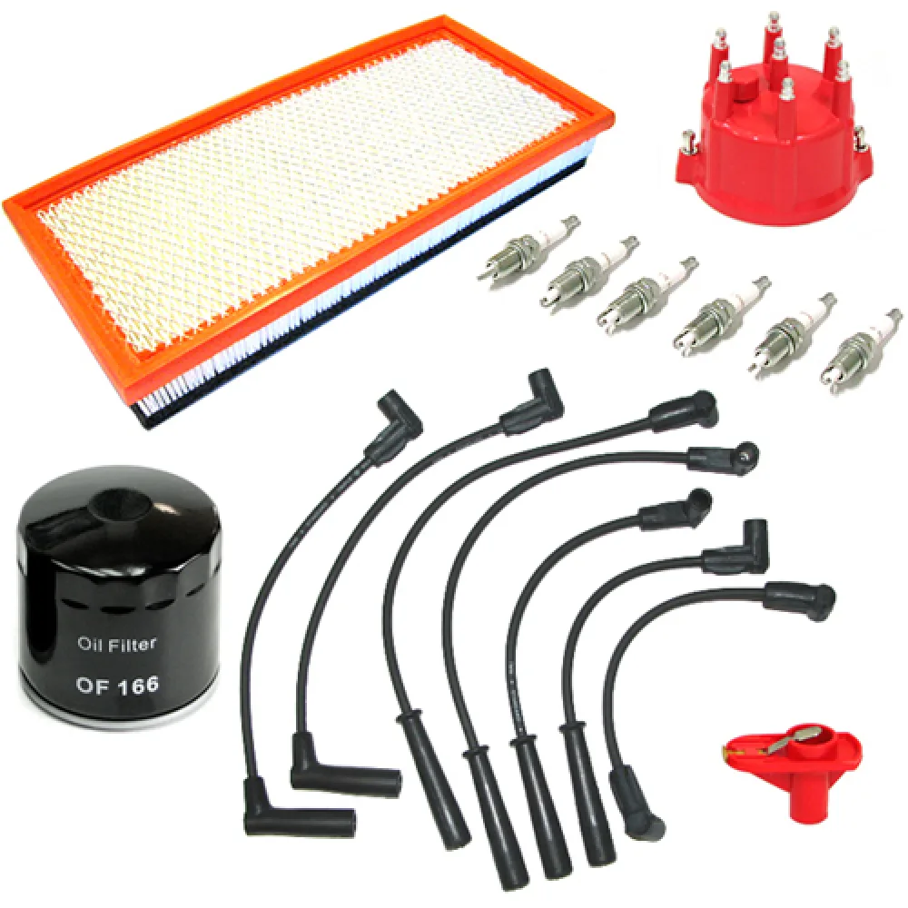 Service Paket mit Zündkabel aus eigenem Programm passend für Jeep Wrangler TJ (99-00)