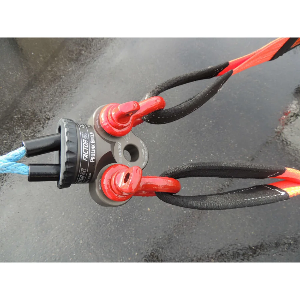 Factor 55 ProLink Bridle Seilwinden-Schäkelaufnahme, grau