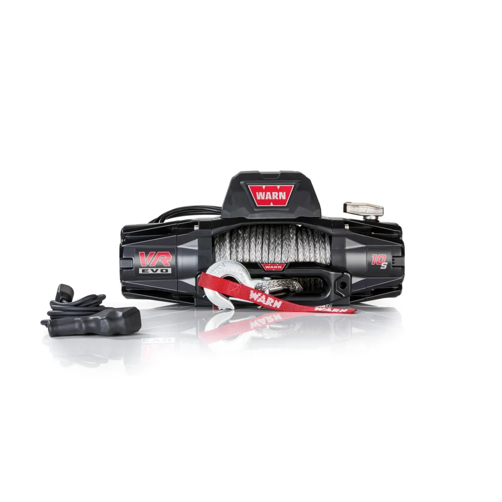 WARN Seilwinde VR EVO 10s 12V mit Kunststoffseil, 4.536 kg Zugkraft