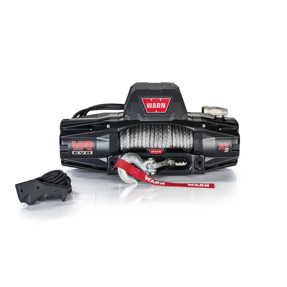 WARN Seilwinde VR EVO 10s 12V mit Kunststoffseil, 4.536 kg Zugkraft