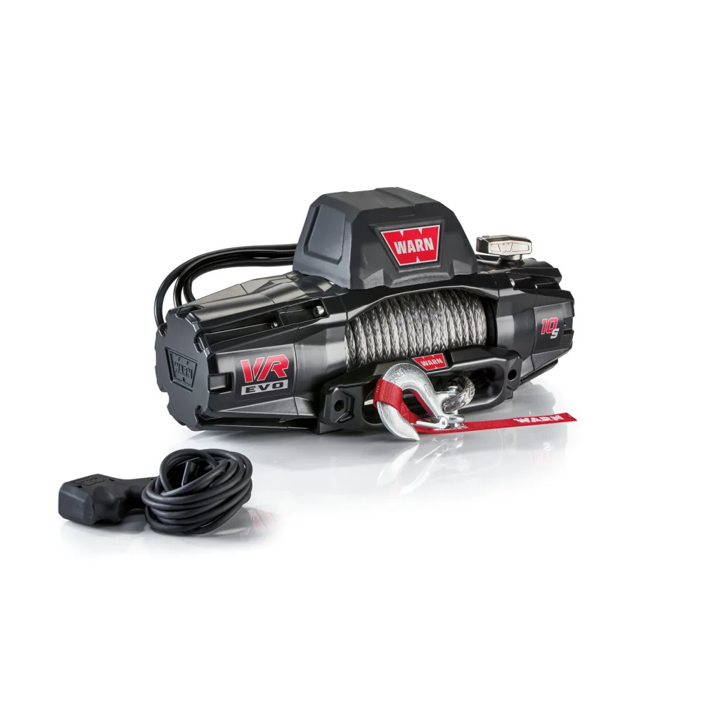 WARN Seilwinde VR EVO 10s 12V mit Kunststoffseil, 4.536 kg Zugkraft
