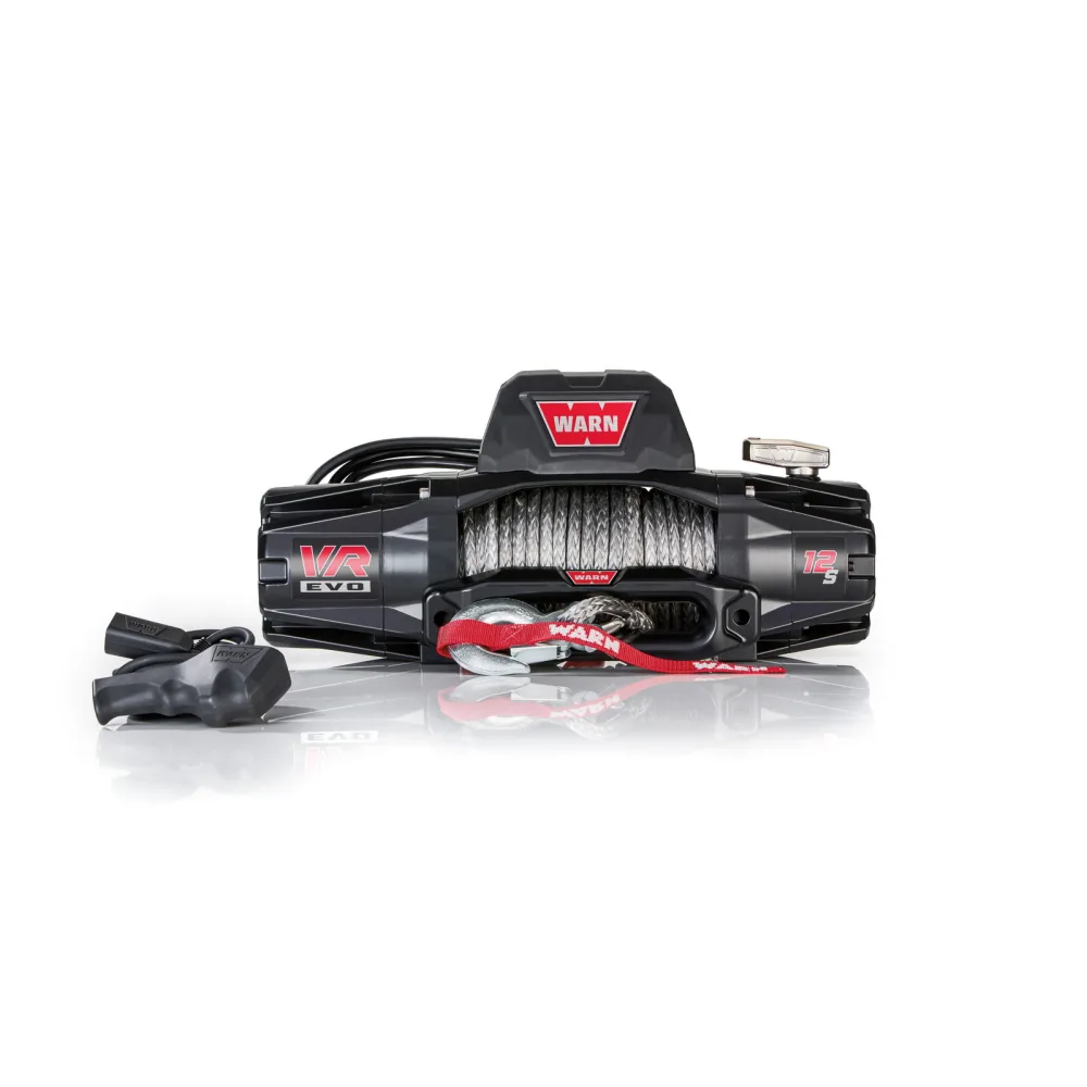 WARN Seilwinde VR EVO 12s 12V 5.443 Kg Zugkraft Kunststoffseil