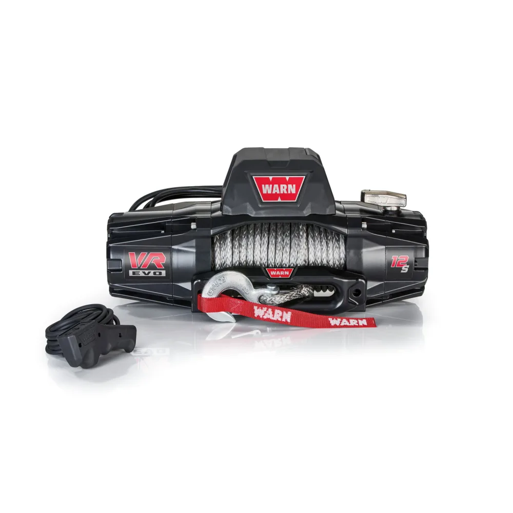 WARN Seilwinde VR EVO 12s 12V 5.443 Kg Zugkraft Kunststoffseil