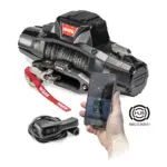 WARN Seilwinde ZEON XD 10 12V – 4.535 kg Zugkraft mit 30 m Kunststoffseil