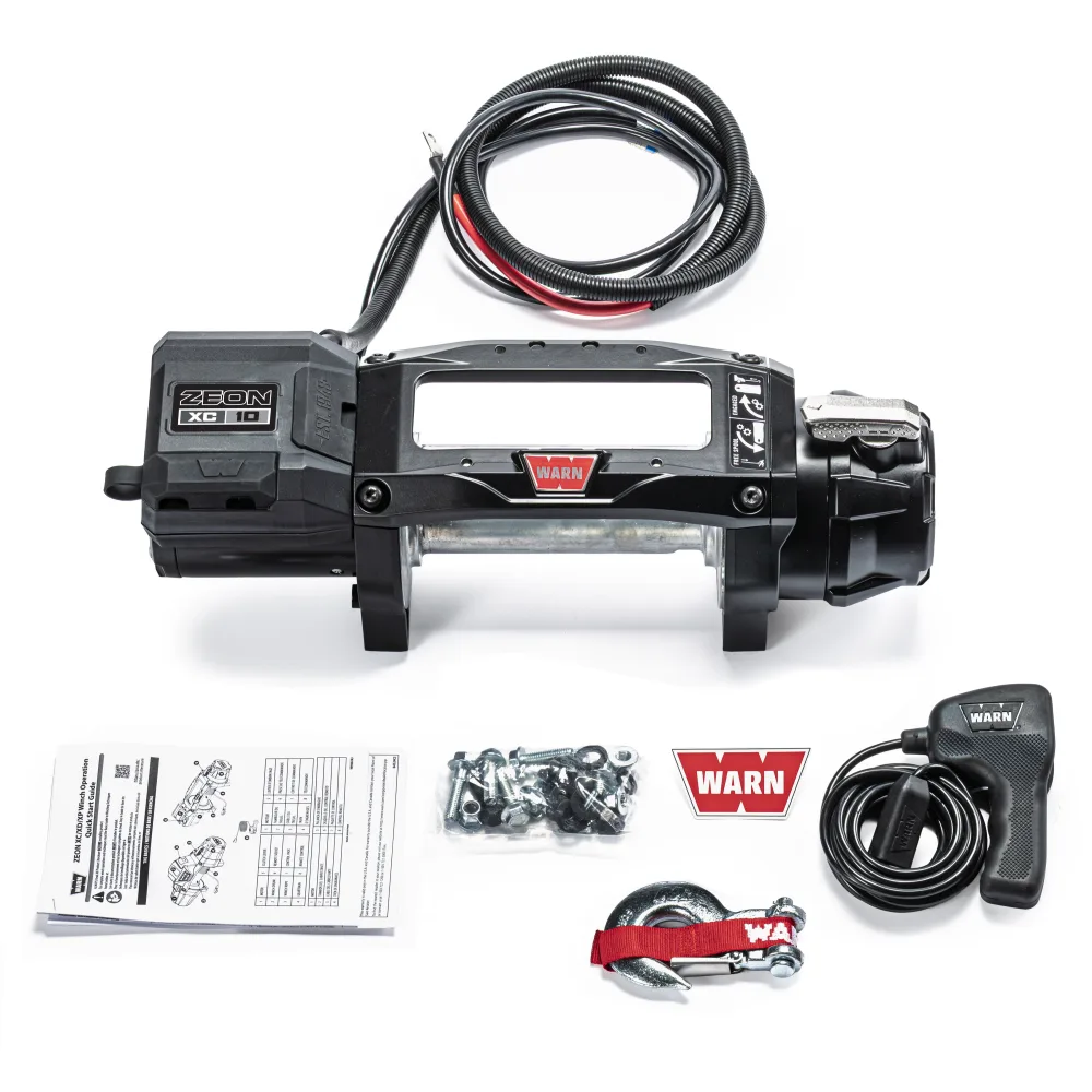 WARN Seilwinde ZEON XC 10 12V, 4.535 kg Zugkraft, ohne Seil