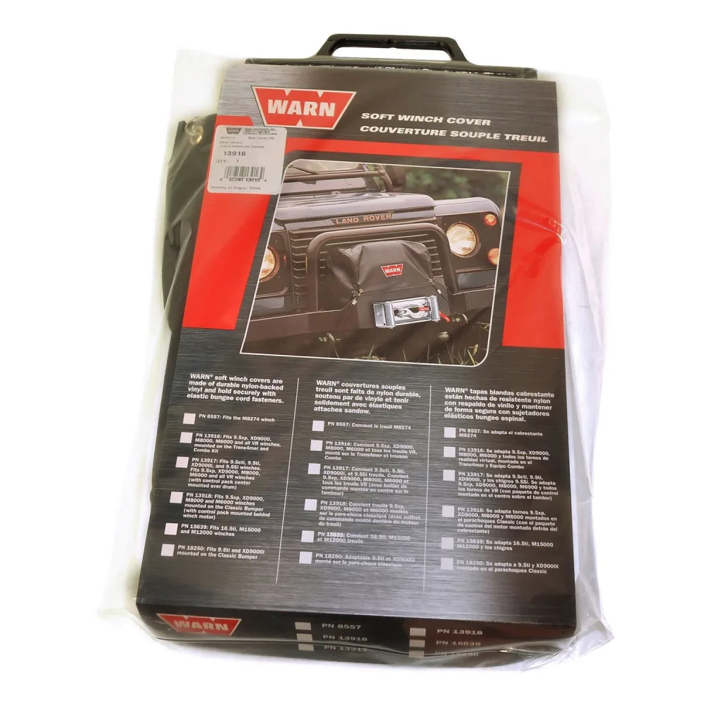 WARN Abdeckhaube für M6000 - XD9000 mit seitlichem Relaiskasten