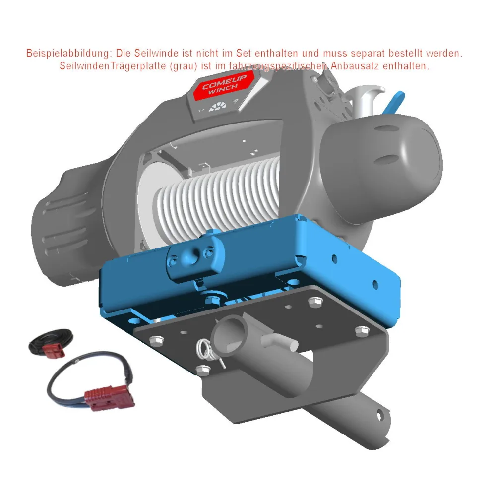 GWTEC Option Seilspulung Hidden Multi-Mount inkl. Front-Kabelsatz