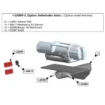 GWTEC Option kleine Seilwinden für Hidden Multi-Mount, inkl. Bolzen & Stecker