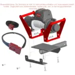 GWTEC Option Midrange Seilwinden für Hidden Multi-Mount inkl. Tragegriffe & Kabel