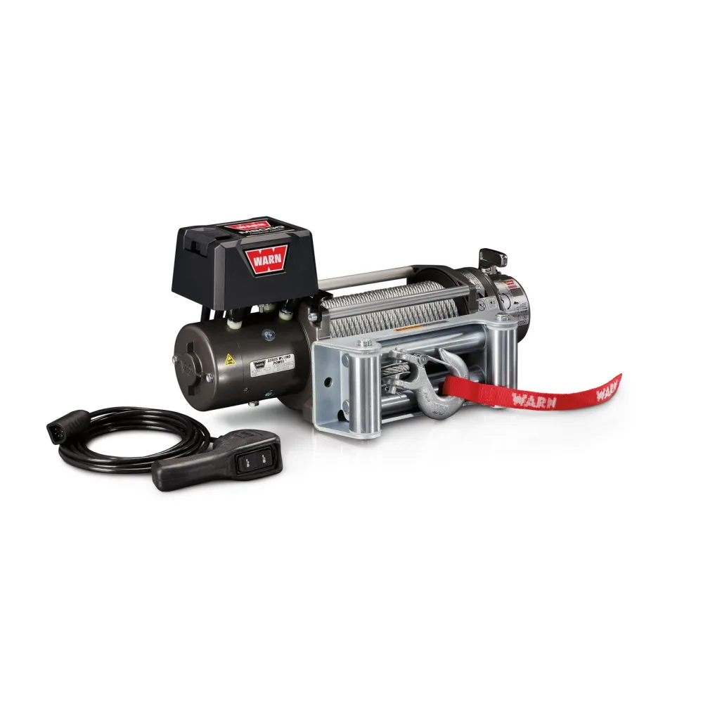 WARN Seilwinde M8000 12V mit Stahlseil - 3.630 kg Zugkraft