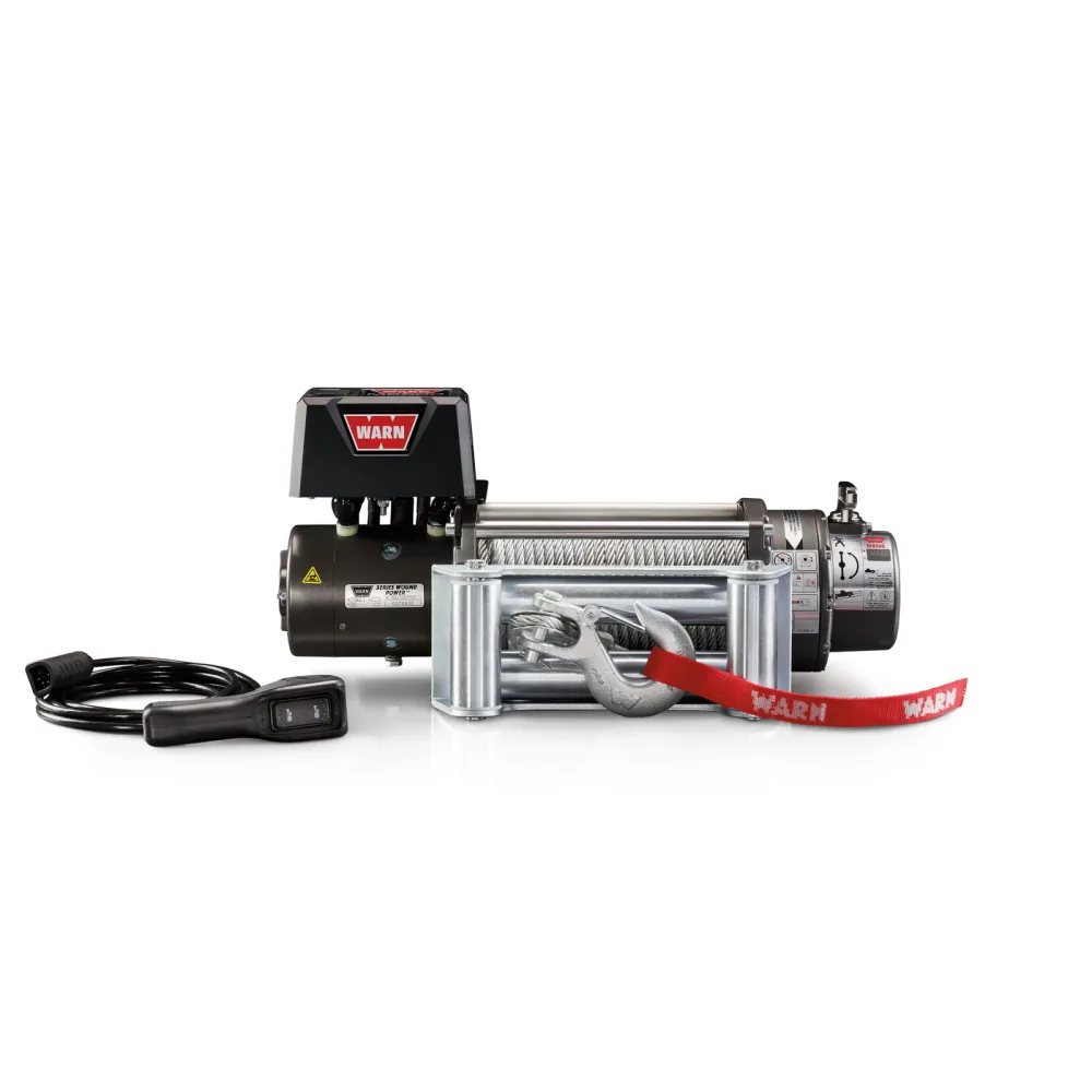WARN Seilwinde M8000 12V mit Stahlseil - 3.630 kg Zugkraft