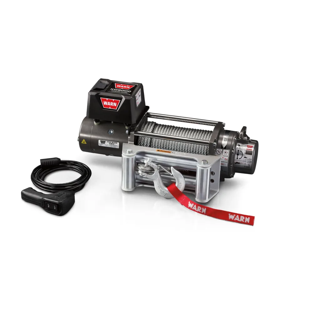WARN Seilwinde XD9000 12V – 4.080 kg Zugkraft mit 30 m Stahlseil