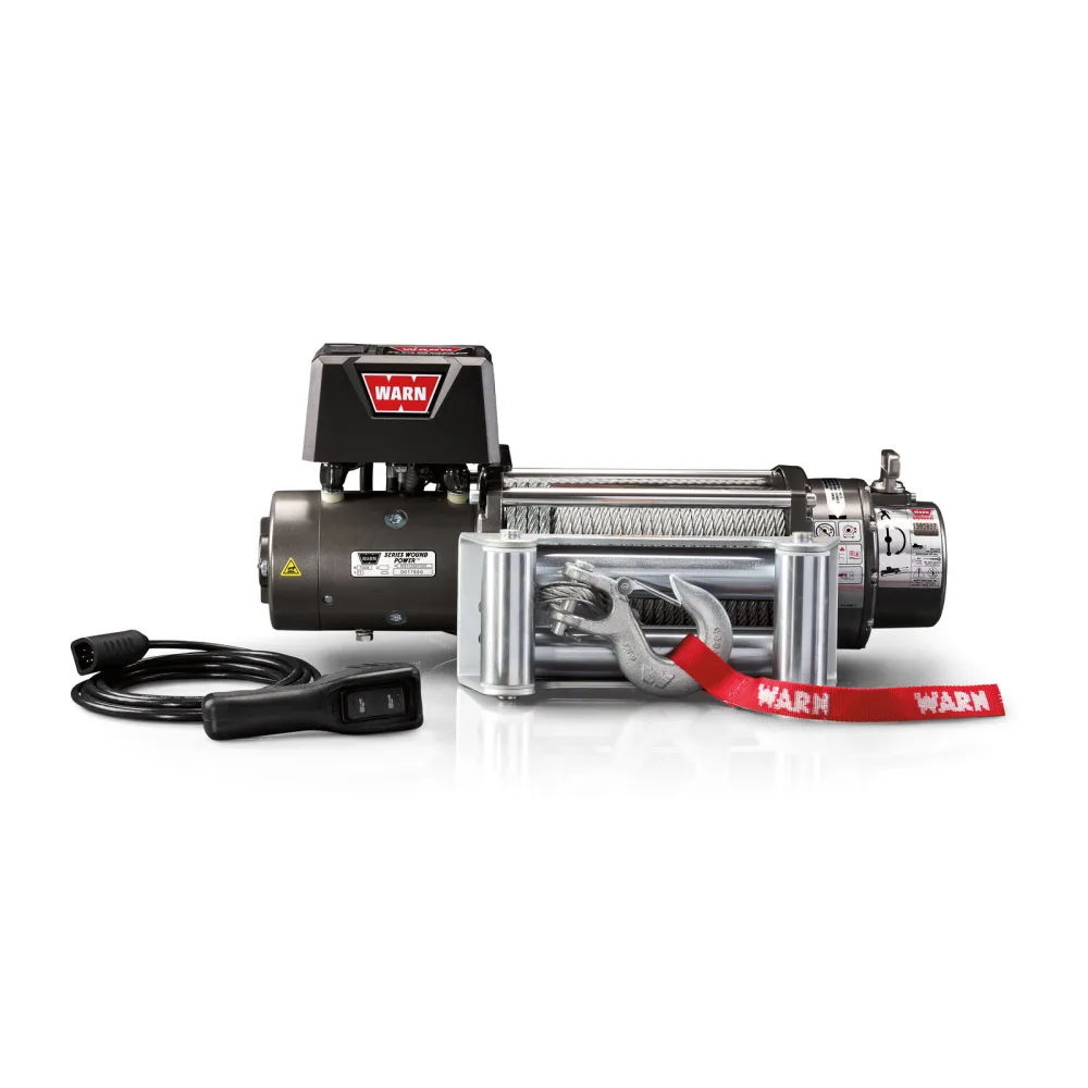 WARN Seilwinde XD9000 12V – 4.080 kg Zugkraft mit 30 m Stahlseil