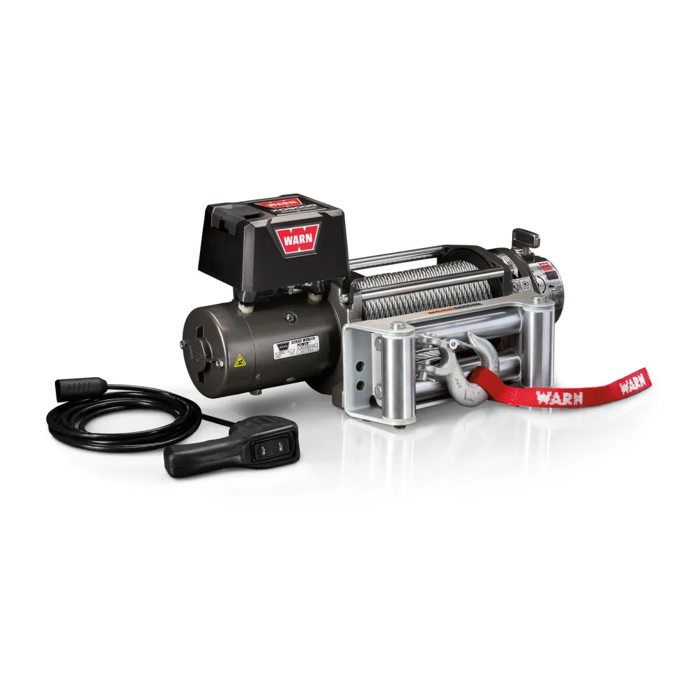 WARN Seilwinde XD9000 12V – 4.080 kg Zugkraft mit 30 m Stahlseil
