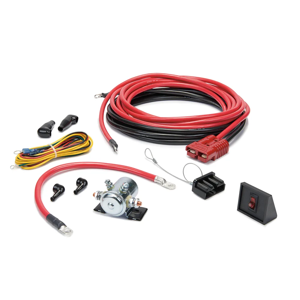 WARN Stromkabel 6,0 m mit 175A-Stecker, Abdeckung und Trennrelais