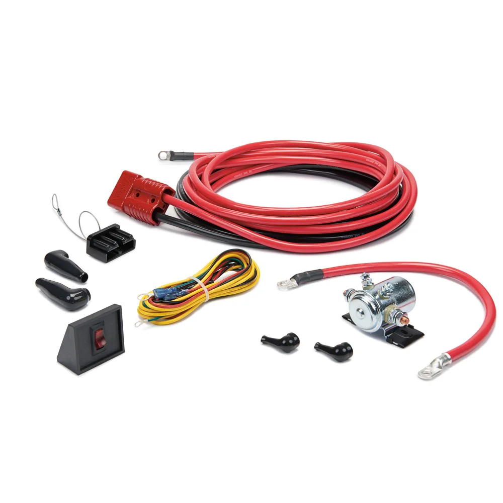 WARN Stromkabel 8 m mit 175A Stecker, Abdeckung und Trennrelais