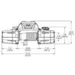 WARN Seilwinde ZEON 8 12V 3.630 kg Zugkraft