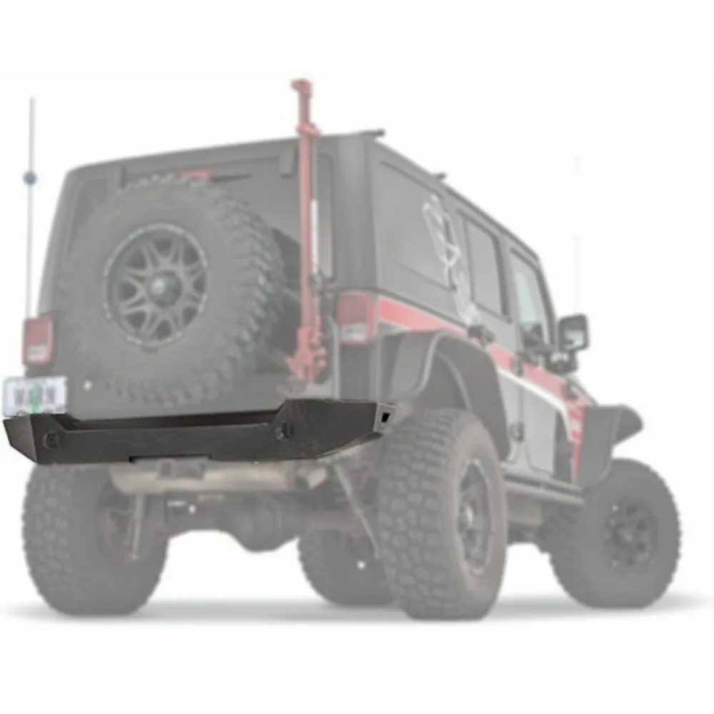 WARN Elite Heckstoßstange für Jeep Wrangler JK, schwarz pulverbeschichtet