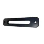GWTEC Aluseilfenster LA 254 mm schwarz eloxiert für Kunststoffseil