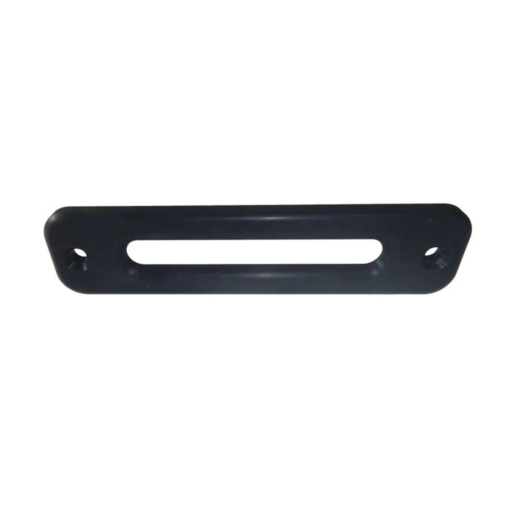 GWTEC Aluseilfenster LA 254 mm schwarz eloxiert für Kunststoffseil