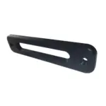 GWTEC Aluseilfenster LA 254 mm schwarz eloxiert für Kunststoffseil