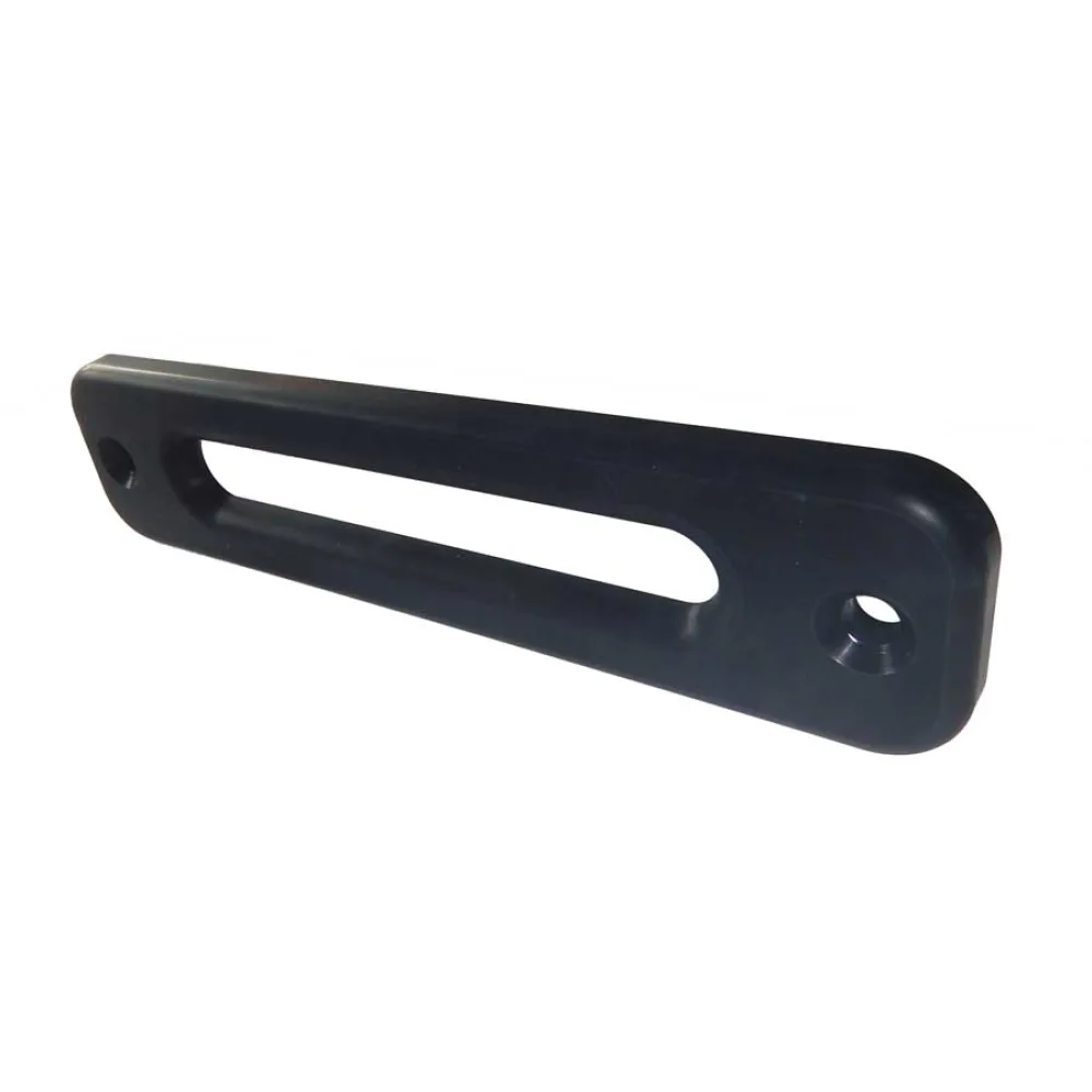 GWTEC Aluseilfenster LA 254 mm schwarz eloxiert für Kunststoffseil