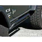 Flankenschutzset mit TÜV 2-Türer, schwarz verstärkt - Wrangler JK 07 - 18