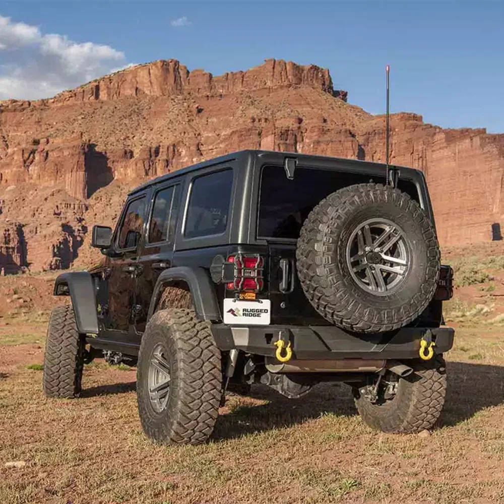 HD Heckstoßstange Rugged Ridge passend für Jeep Wrangler JL (18- ) ohne TÜV