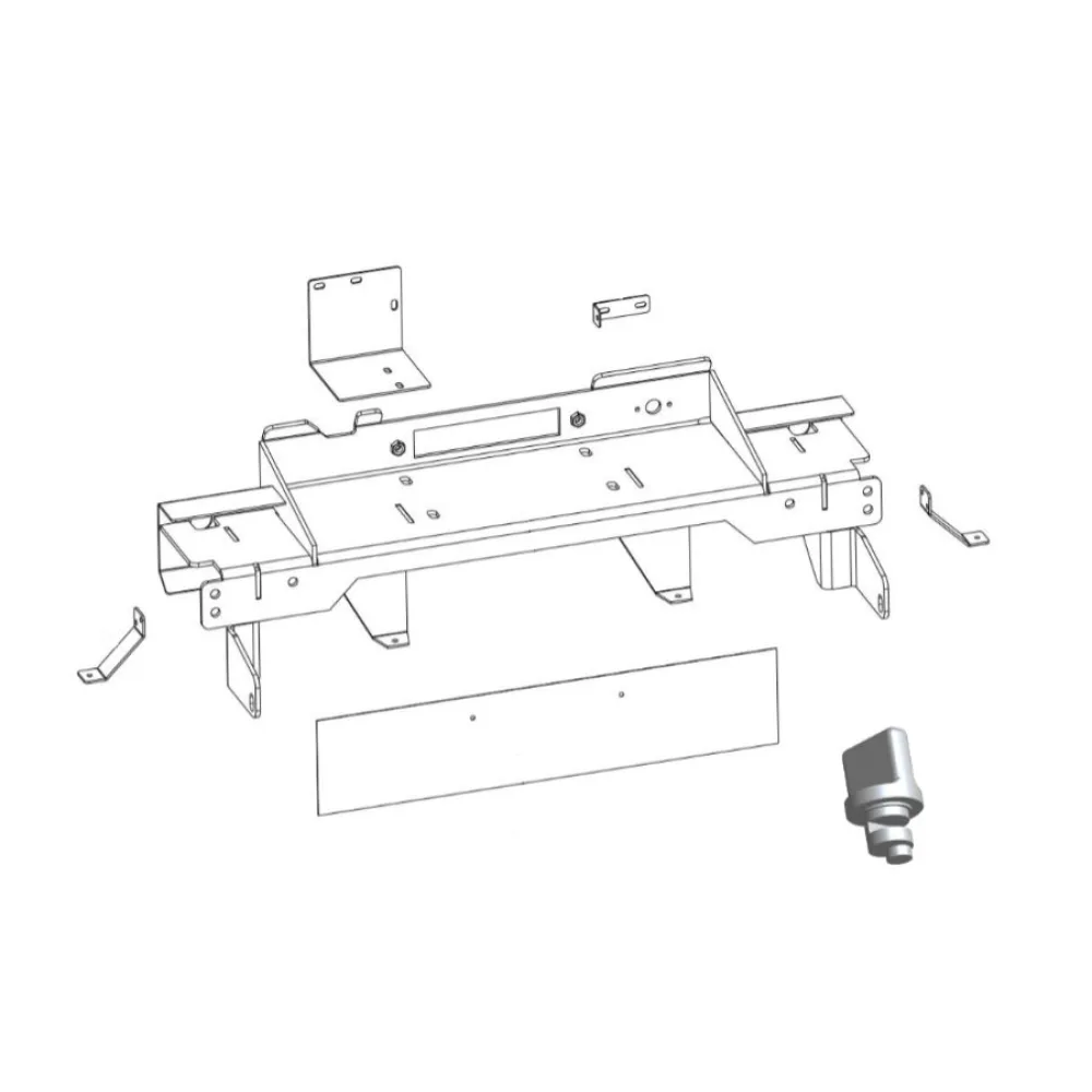 Warn Seilwinden-Set für Toyota LC J12 und J15 3,0l D4D -`14 inkl. VR EVO 10s