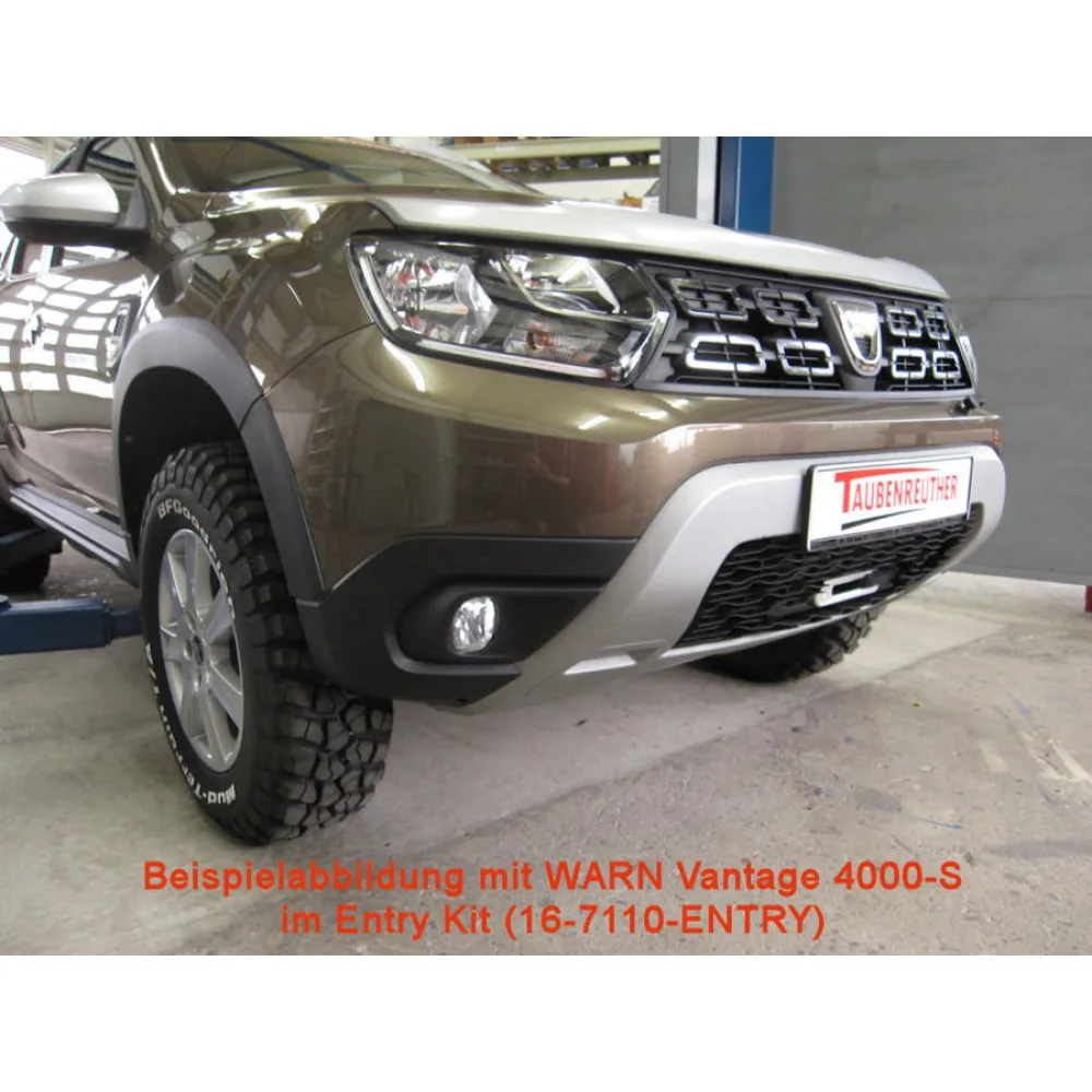 WARN Seilwindenanbausatz Dacia Duster (2010–09/2020) inkl. AXON 55-S