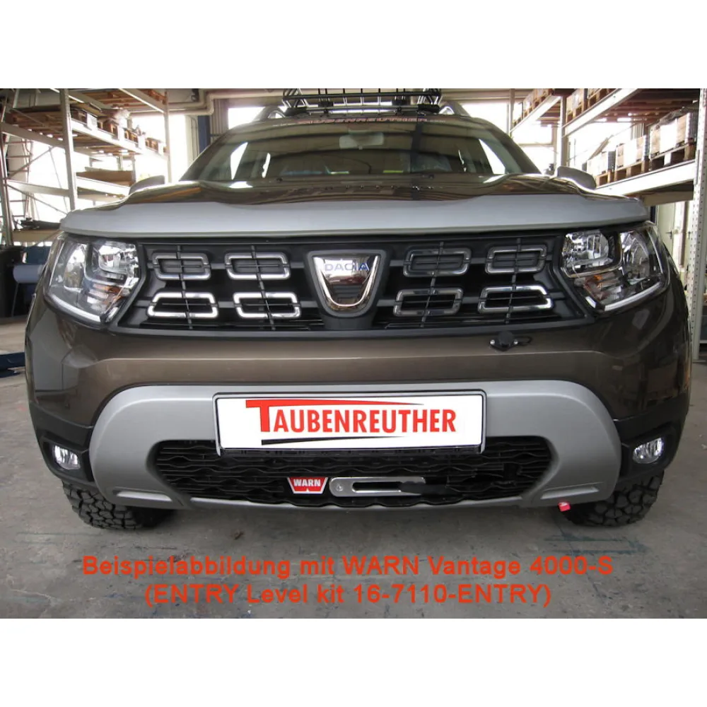 GWTEC Seilwindenanbausatz für Dacia Duster Bj. 2010 bis 09.2020