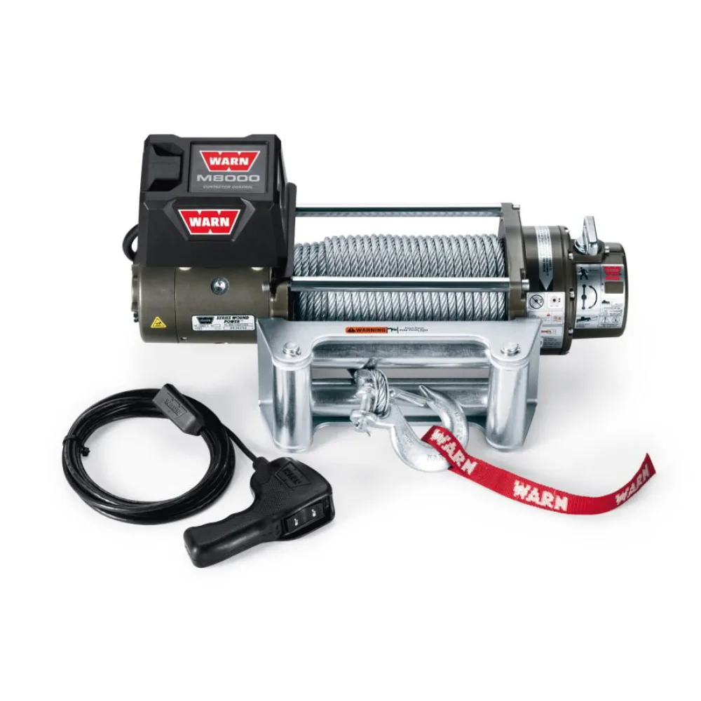 WARN Seilwinden-Set für Isuzu D-Max mit M8000 und TÜV-Gutachten