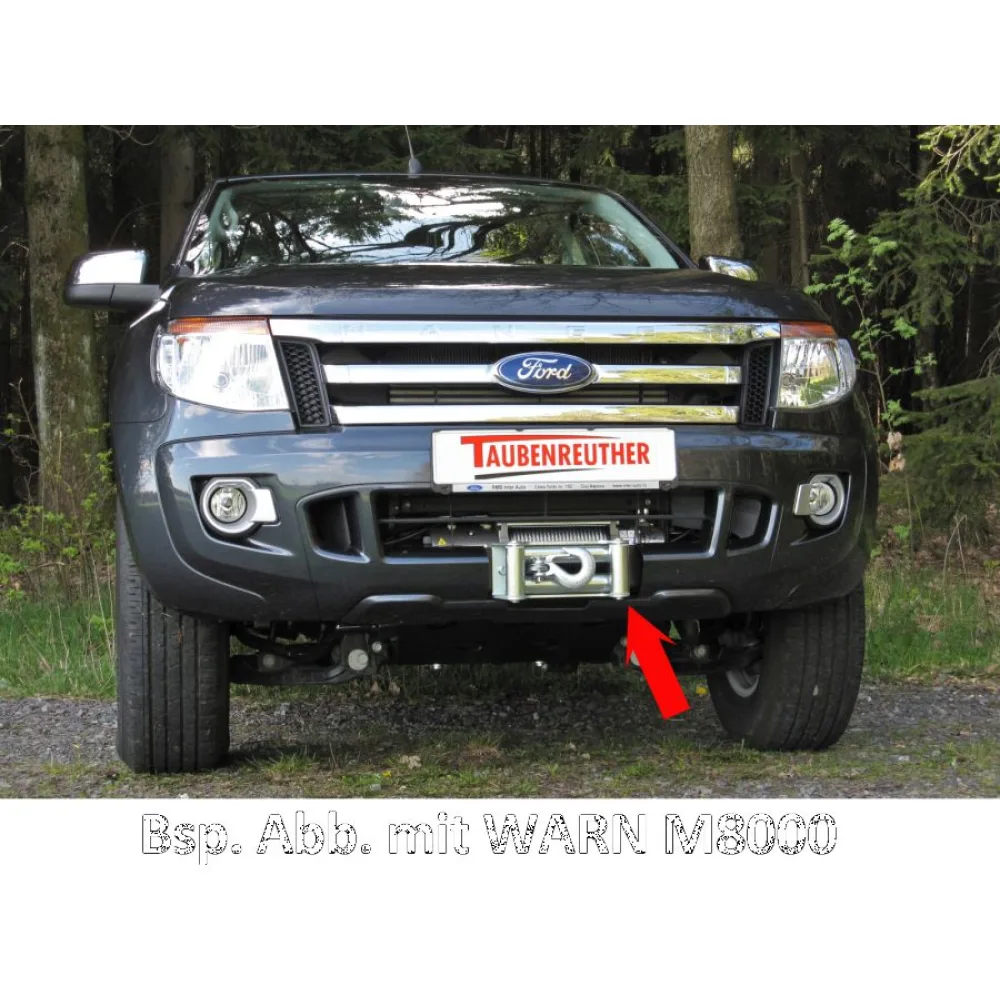 WARN Seilwinden-Set mit M8000 für Ford Ranger `12-`19