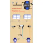 ARB Stahlflex-Schlauch 3 m mit JIC-04(W) - JIC-04(W) Gewinde