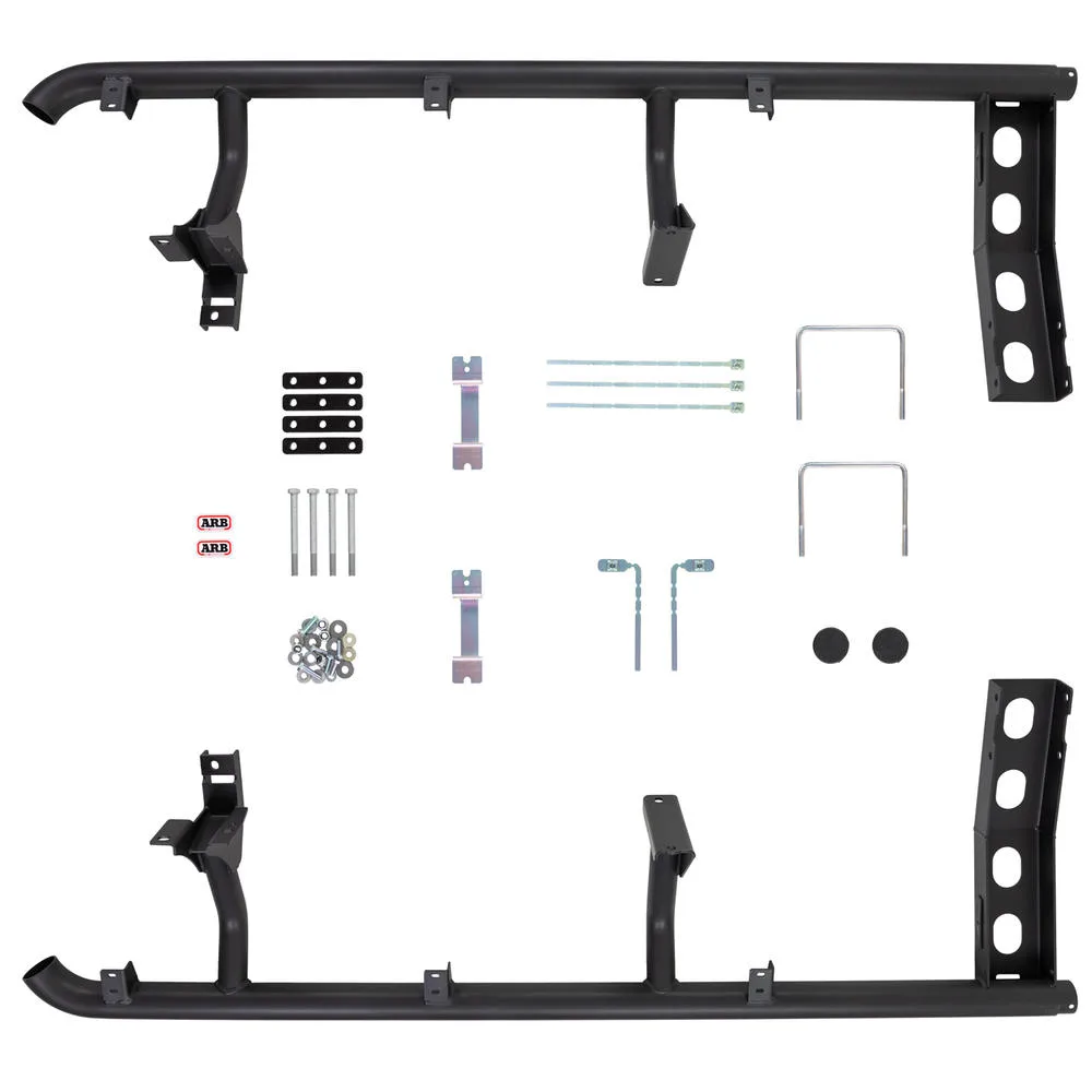 ARB Side Steps für Toyota Hilux Revo ab 2021 Doka und Xtra Cab ohne Endstücke