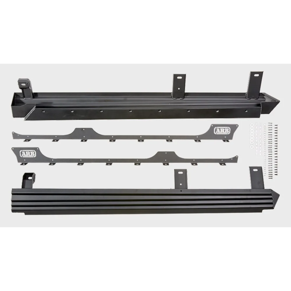 ARB Rock Sliders für Jeep Wrangler JL 4-Türer, schwarz