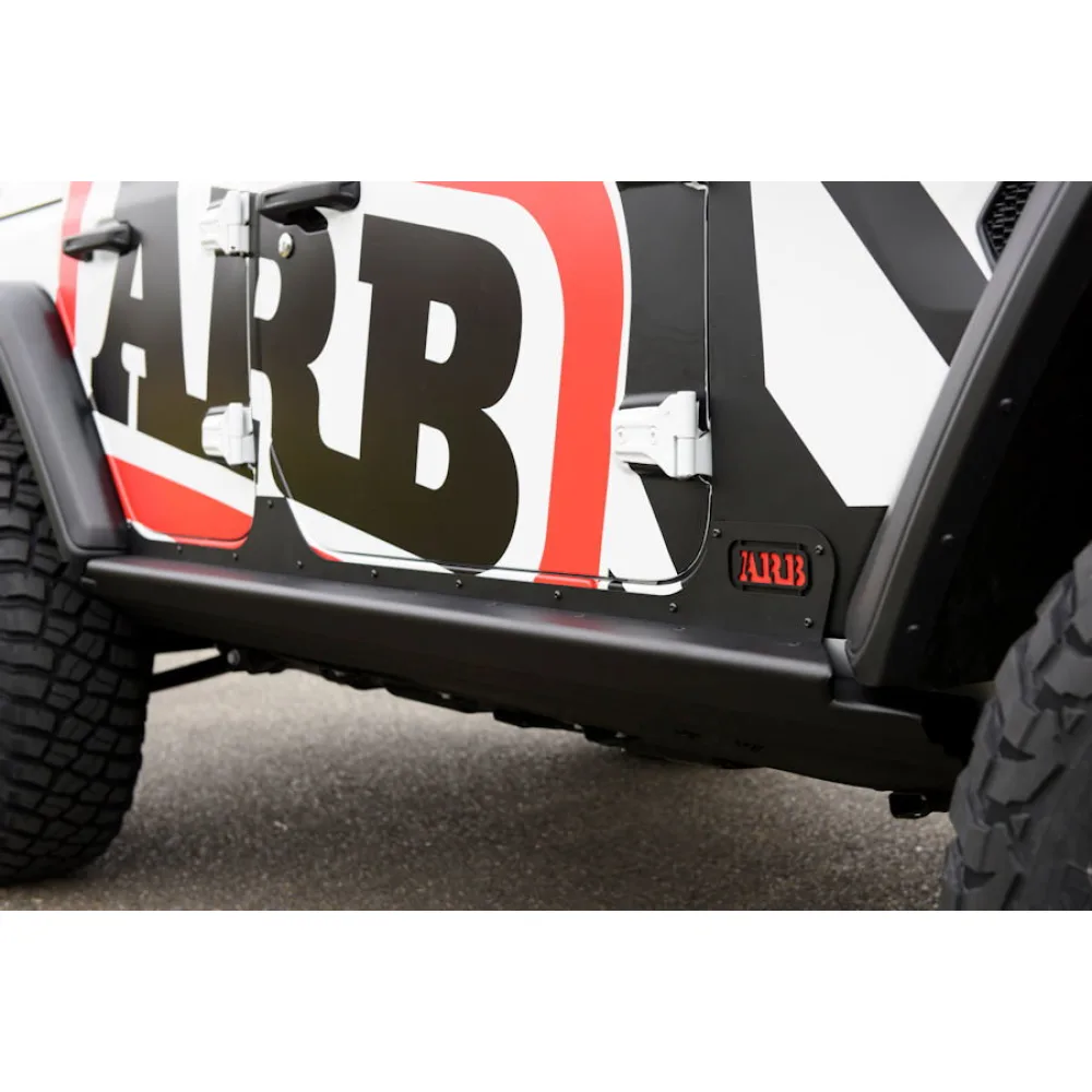 ARB Rock Sliders für Jeep Wrangler JL 4-Türer, schwarz