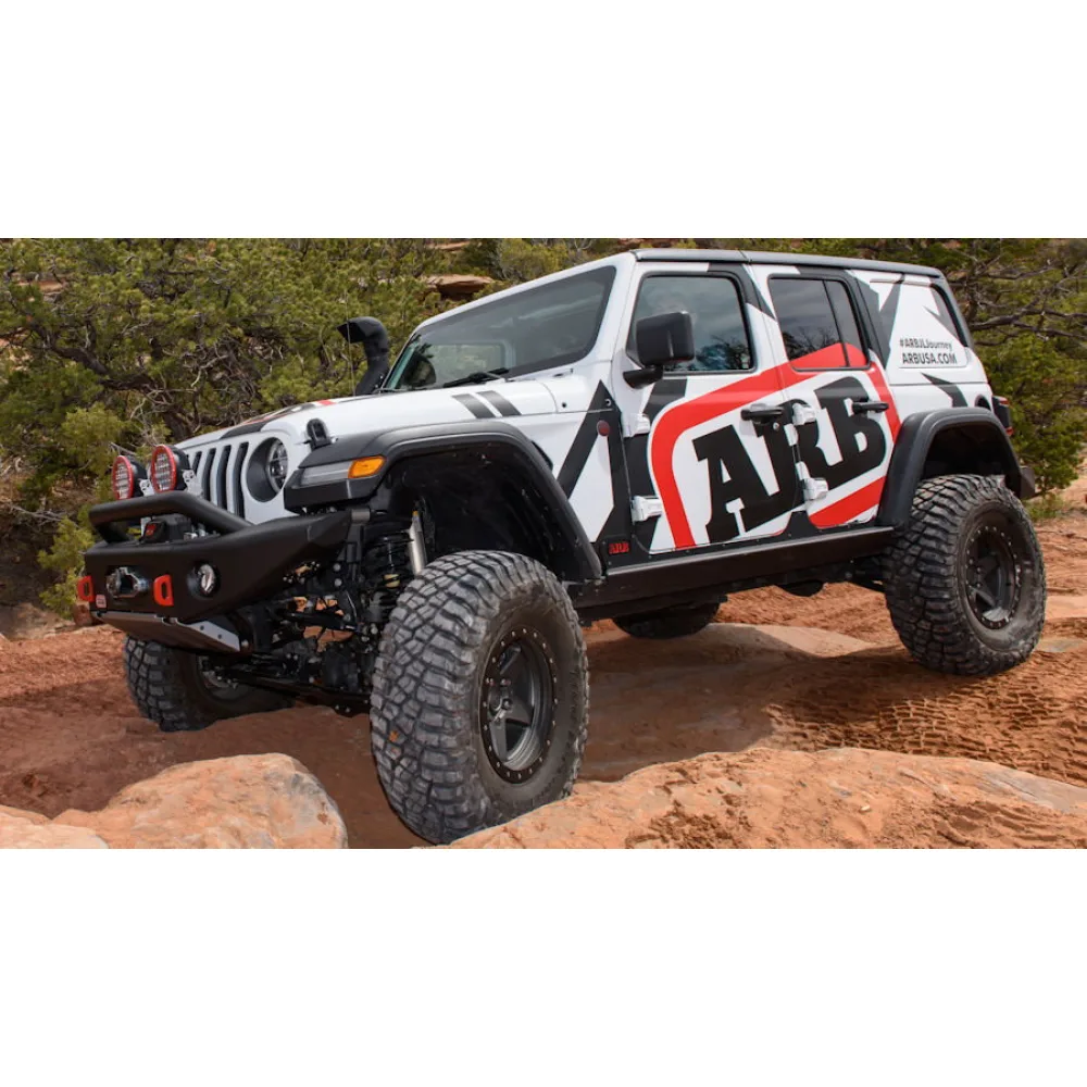 ARB Rock Sliders für Jeep Wrangler JL 4-Türer, schwarz