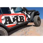 ARB Rock Sliders für Jeep Wrangler JL 4-Türer, schwarz